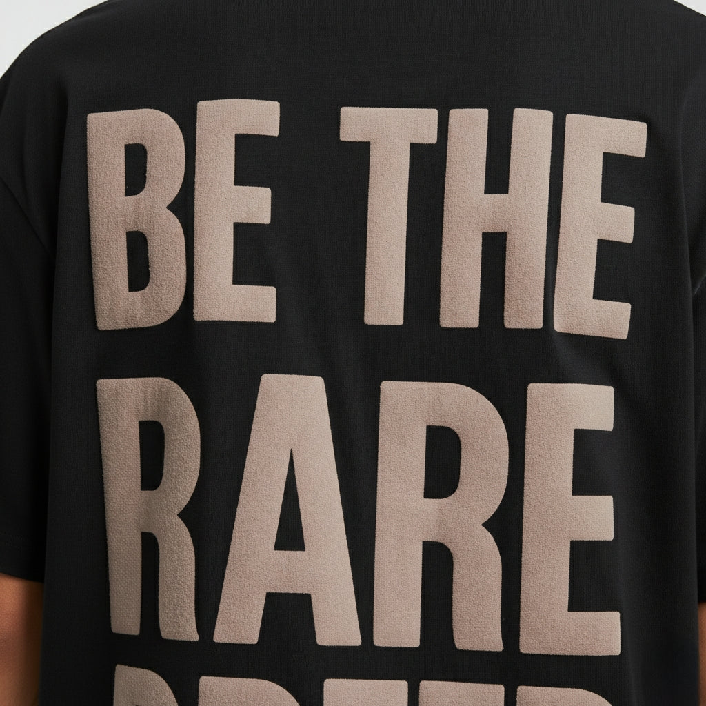 ALPHA HUMANE – “RARE BREED" Oversized T-shirt (Black)