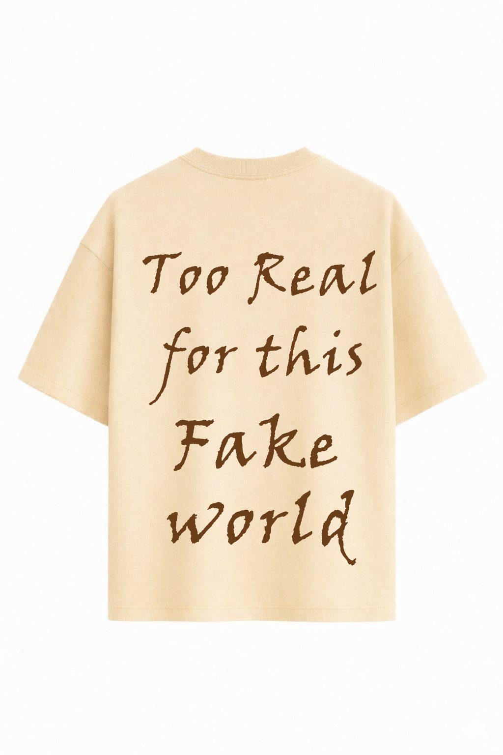FAKE WORLD OVERSIZED TSHIRT