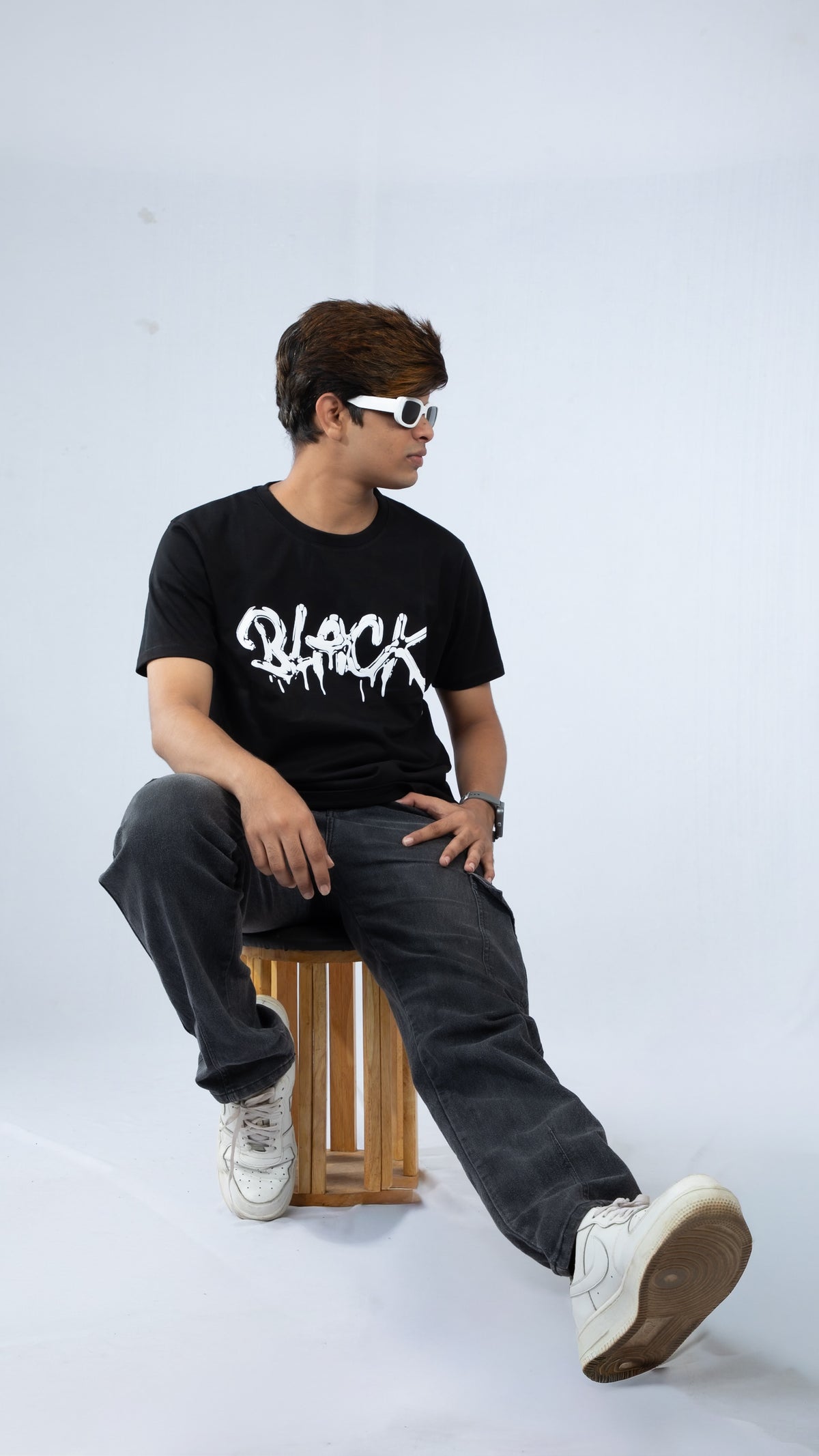 GRAFFITI DRIP BLACK CLASSIC TSHIRT