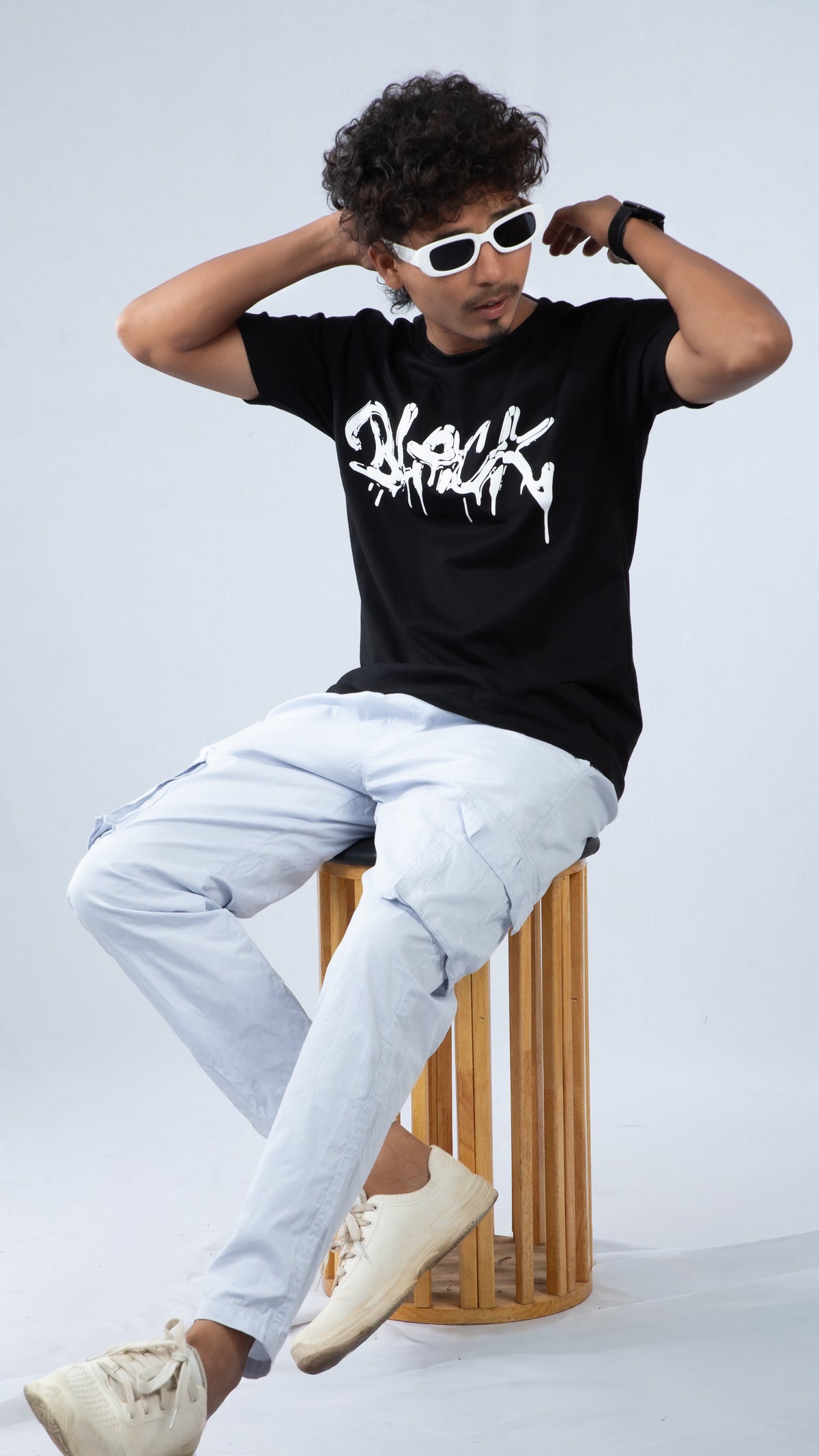 GRAFFITI DRIP BLACK CLASSIC TSHIRT