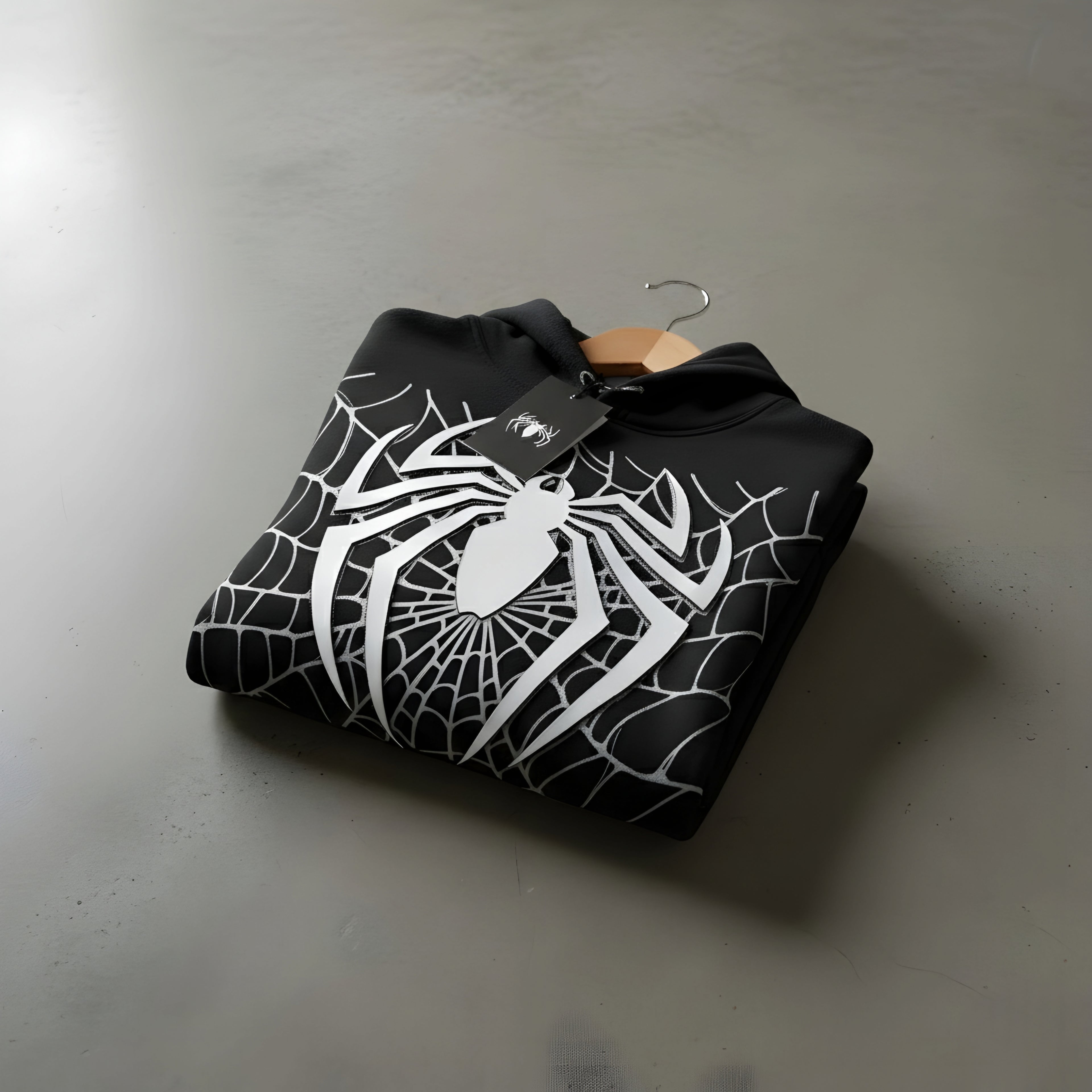 SPIDER HOODIE BLACK