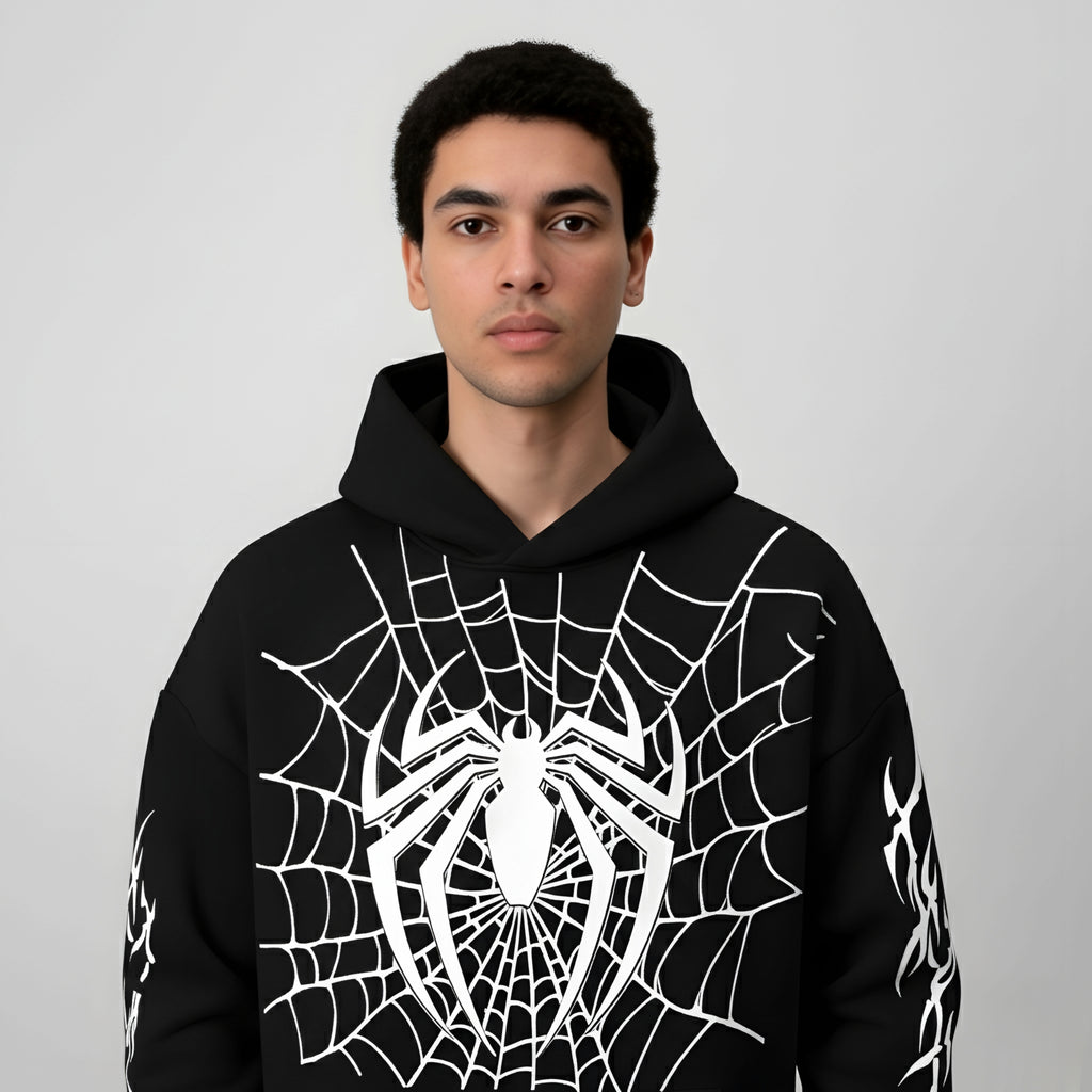 SPIDER HOODIE BLACK