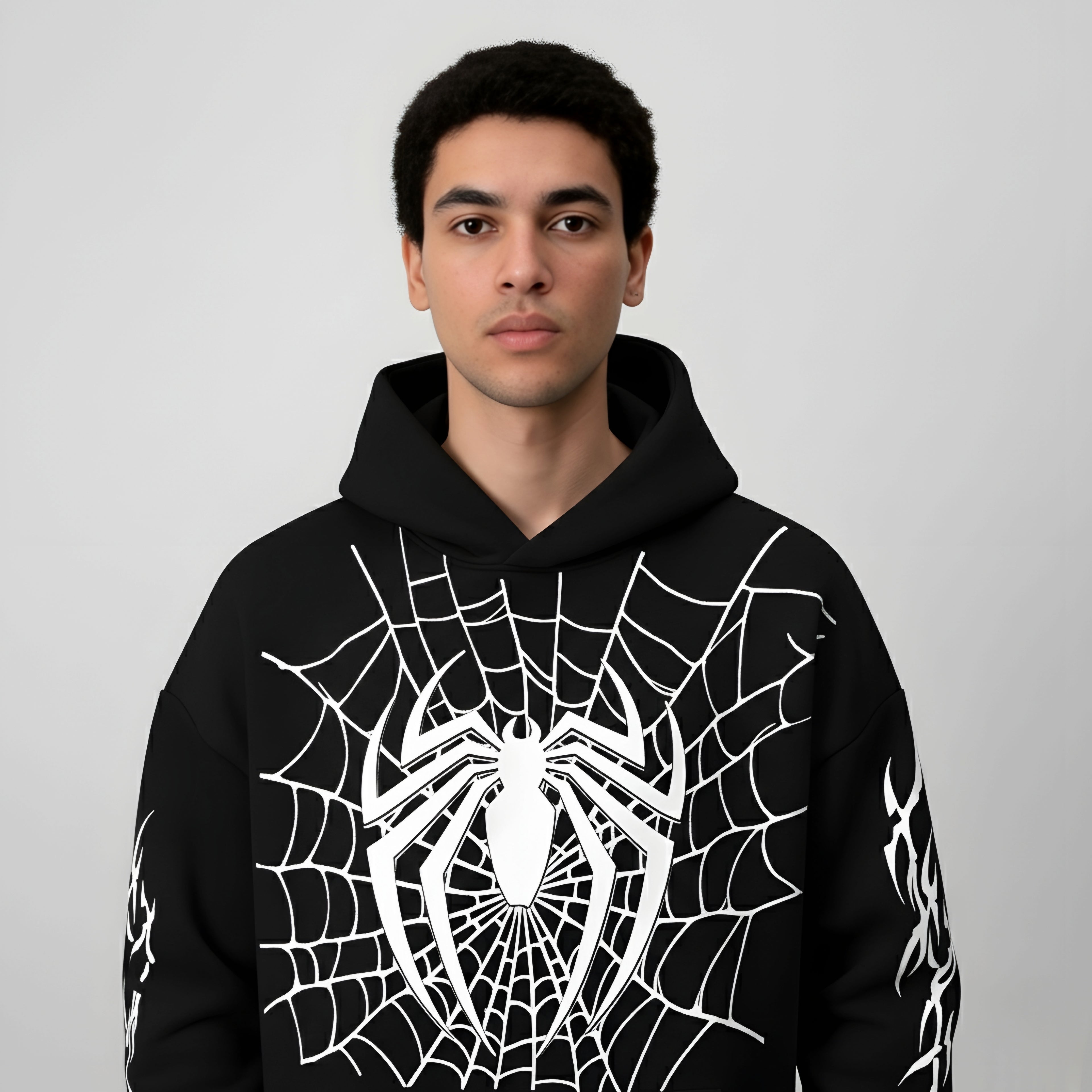 SPIDER HOODIE BLACK