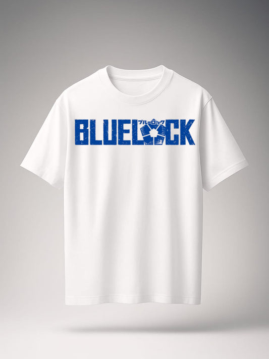BLUE LOCK Isagi Oversized Anime T-shirt |White
