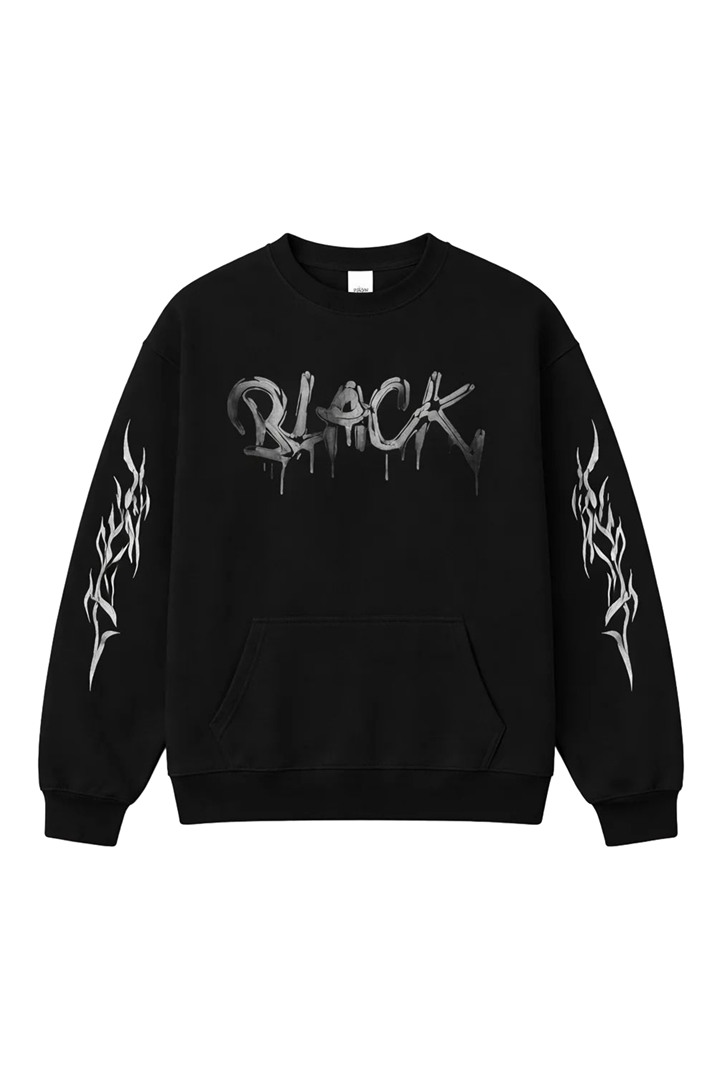BLACK SWEATSHIRT