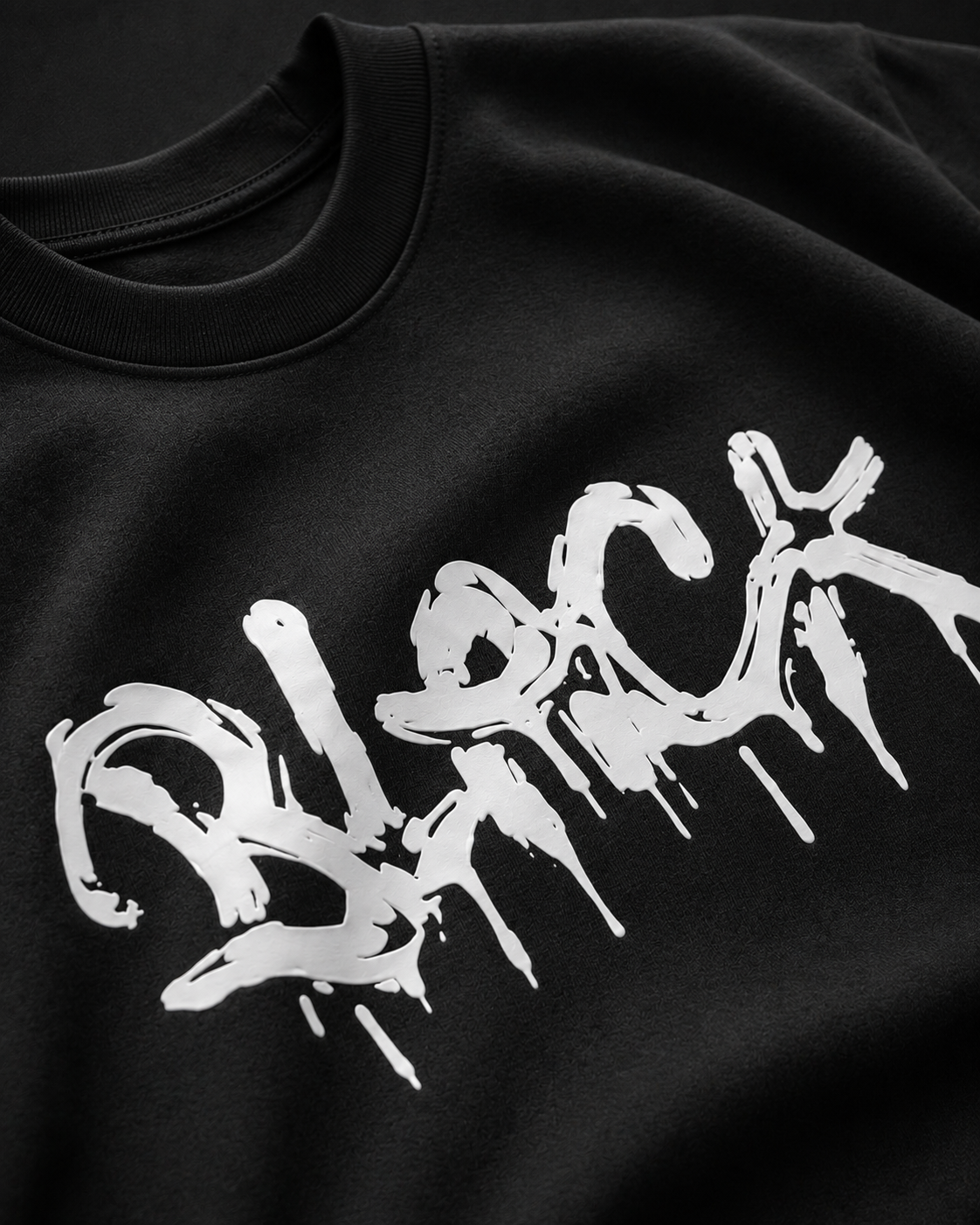 GRAFFITI DRIP BLACK CLASSIC TSHIRT