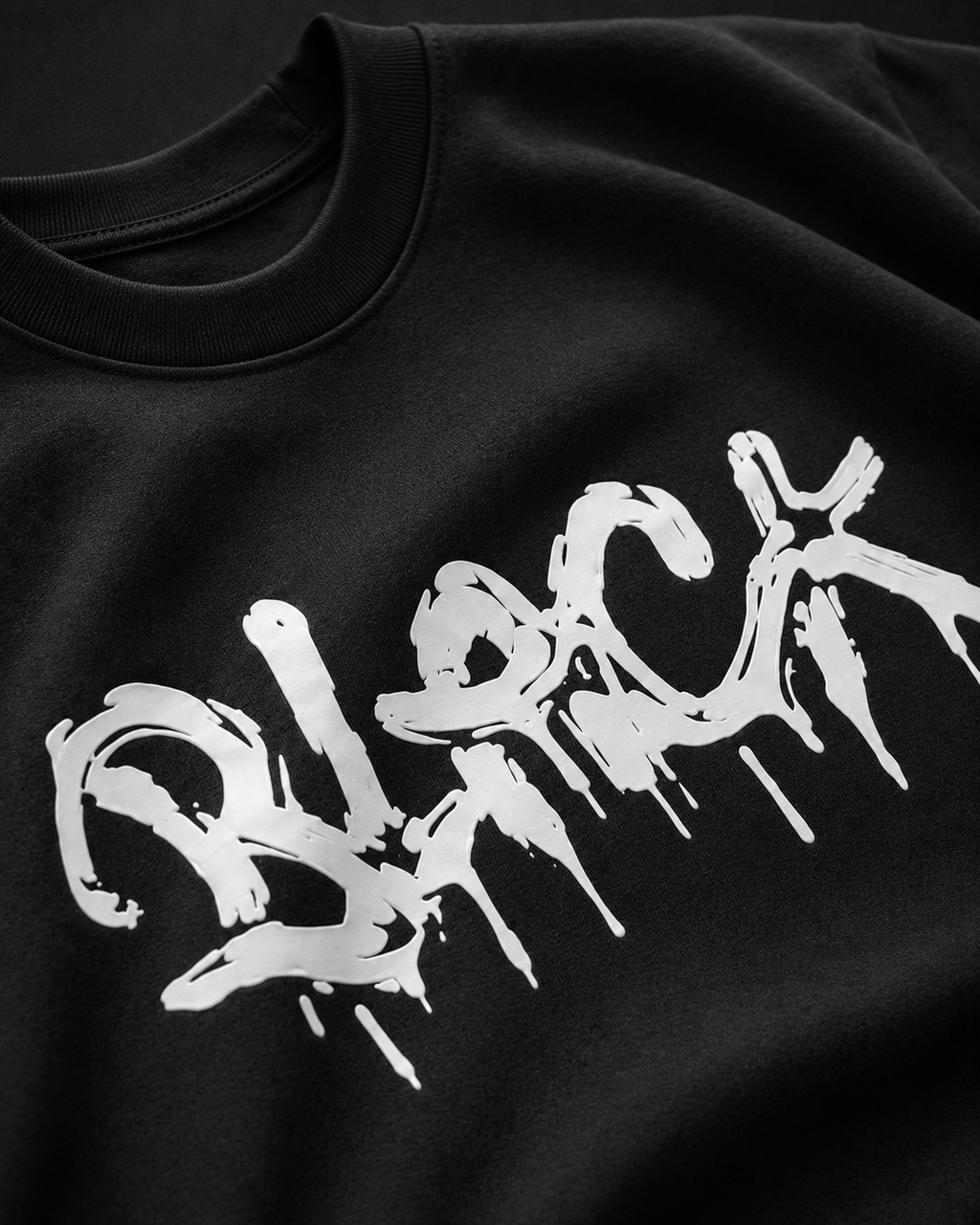 GRAFFITI DRIP BLACK CLASSIC TSHIRT