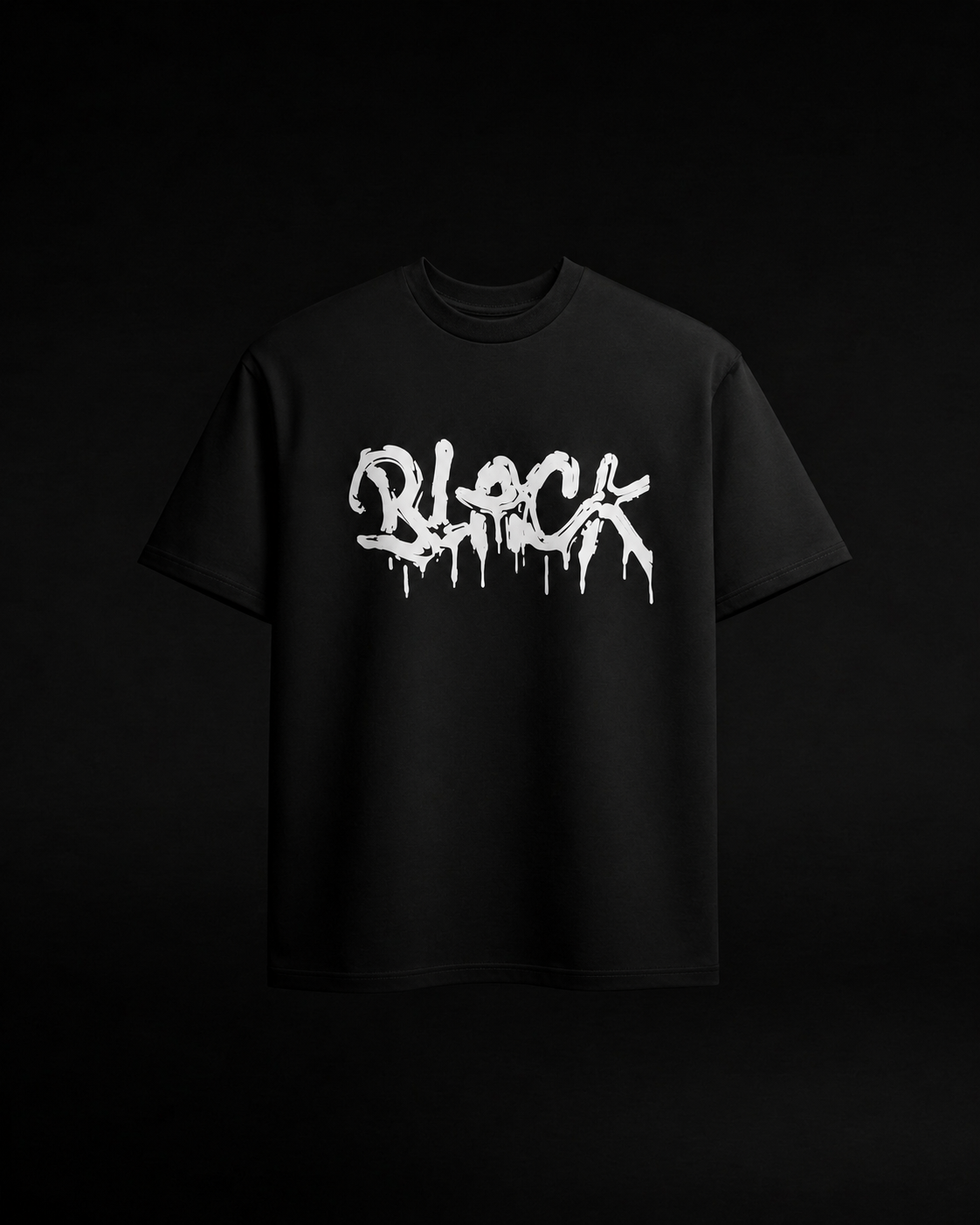 GRAFFITI DRIP BLACK CLASSIC TSHIRT