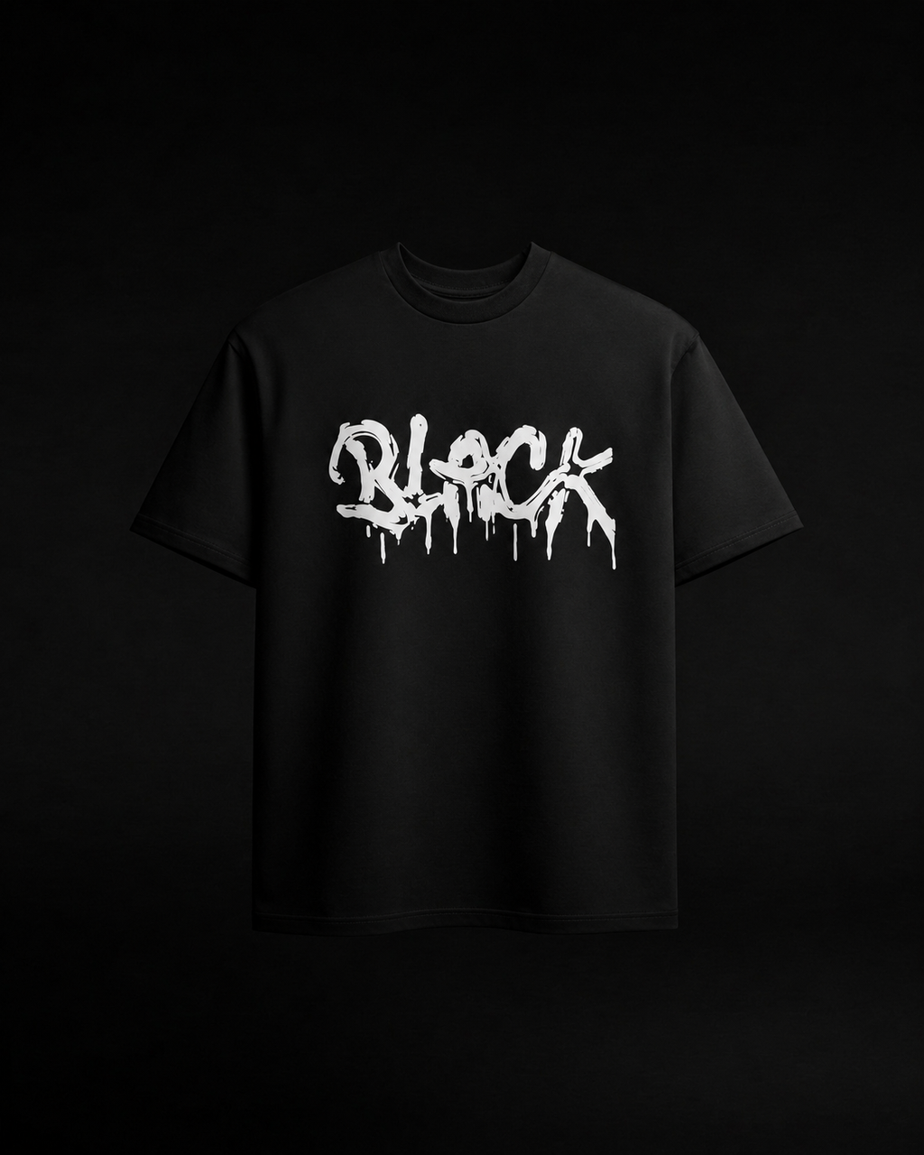 GRAFFITI DRIP BLACK CLASSIC TSHIRT